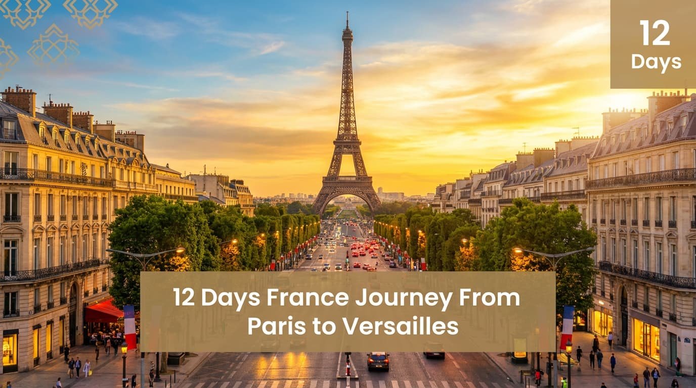 12 Days France Journey From Paris to Versailles