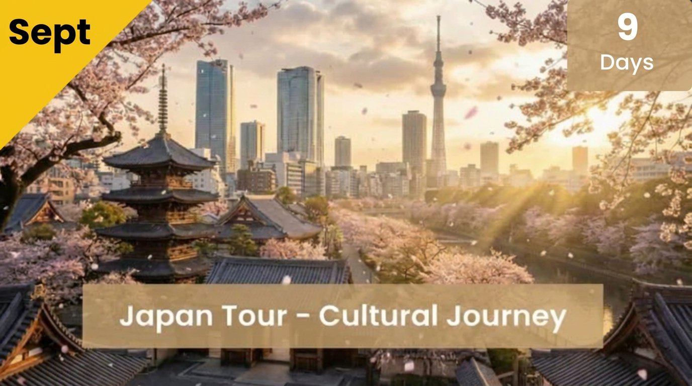 9 Days Japan Tour - Tokyo, Kyoto, and Osaka Cultural Journey