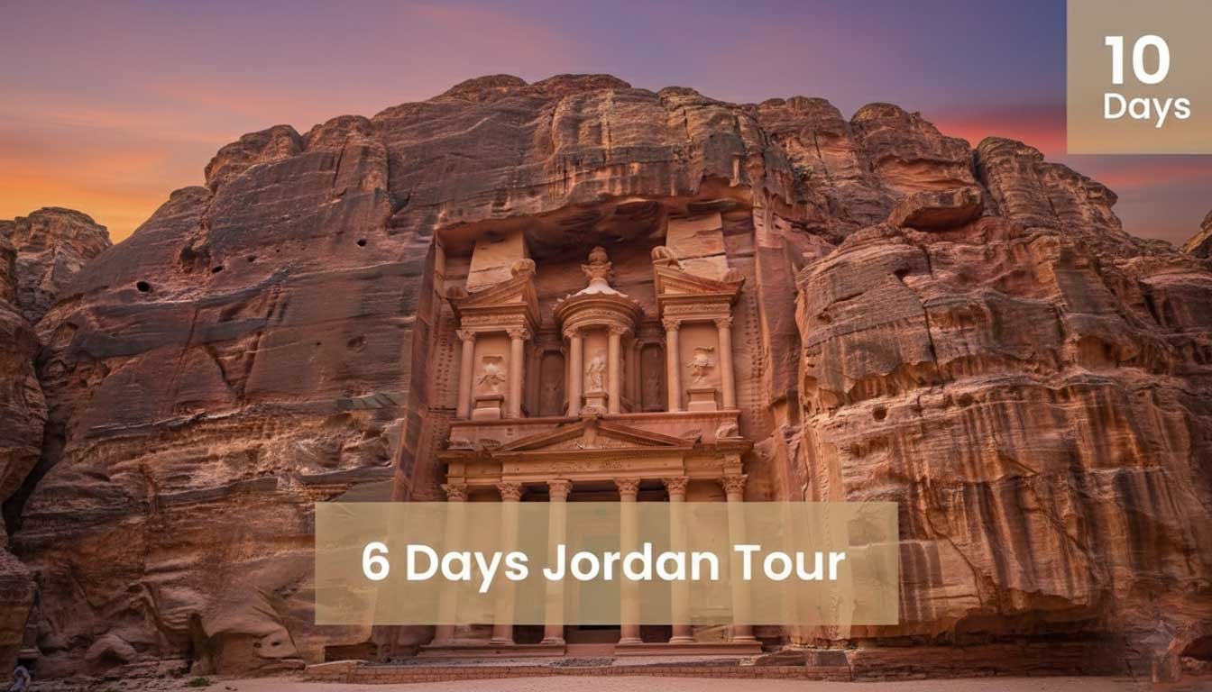 6 Days Jordan Tour: Petra, Jerash, Dead Sea & Biblical Sites